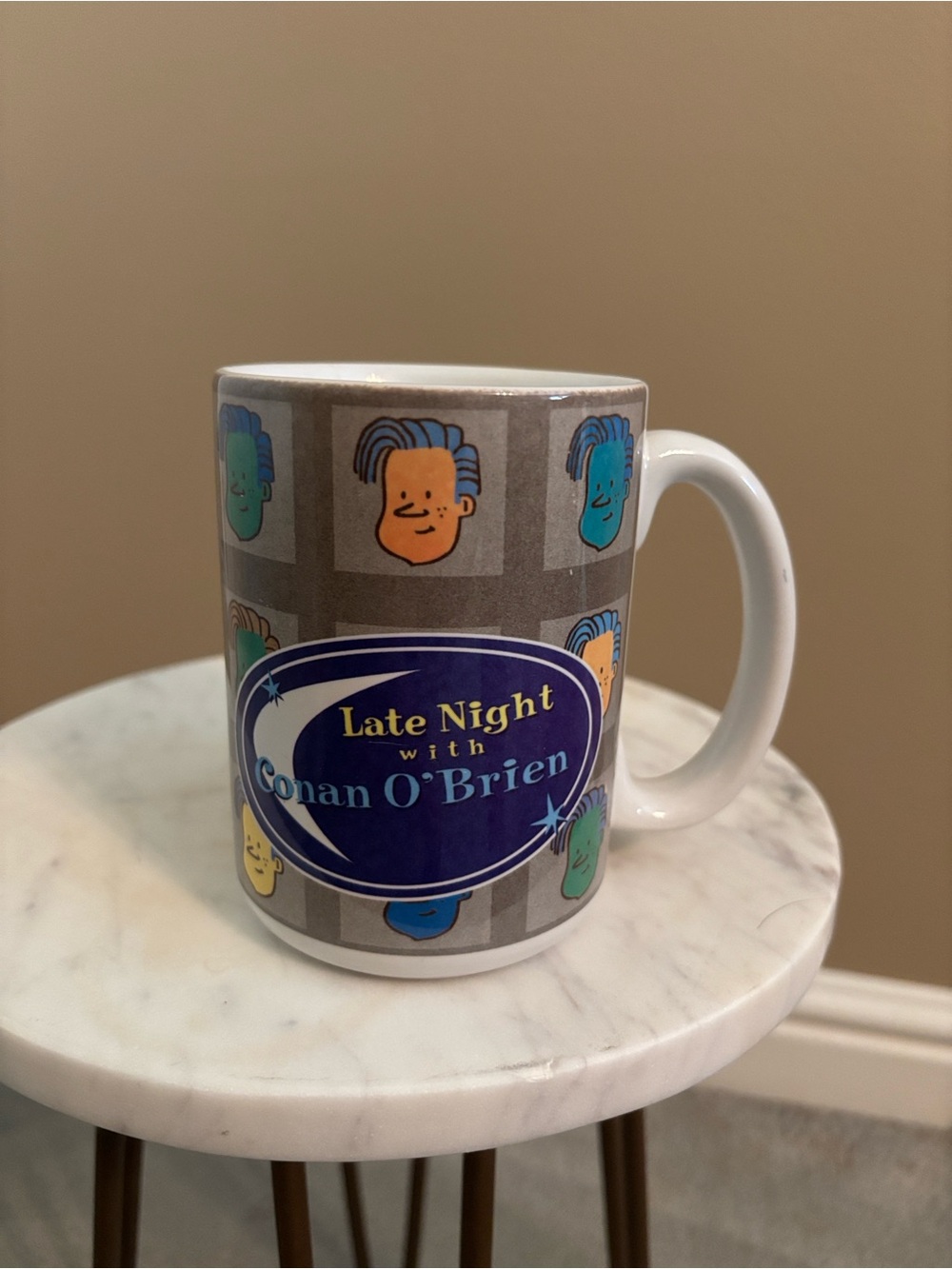 RARE Vintage 2003 Late Night with Conan O'Brien Coffee Mug